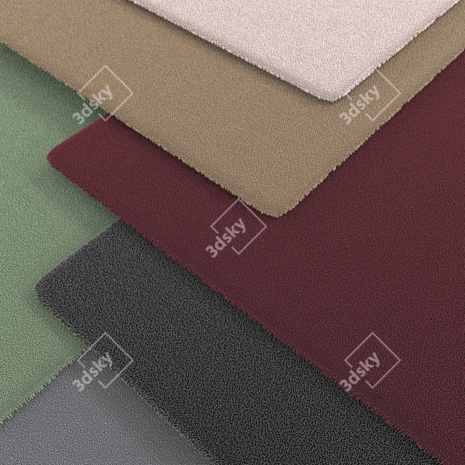 Seamless Wool Carpet 3D model image 2