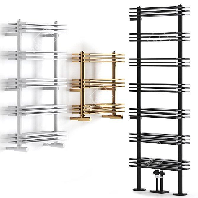 Sleek Radiator Shelf: Caleido 70 3D model image 1