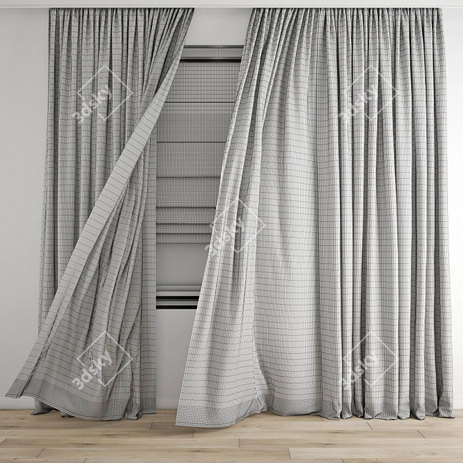 3D Wind Curtain Model 3D model image 6