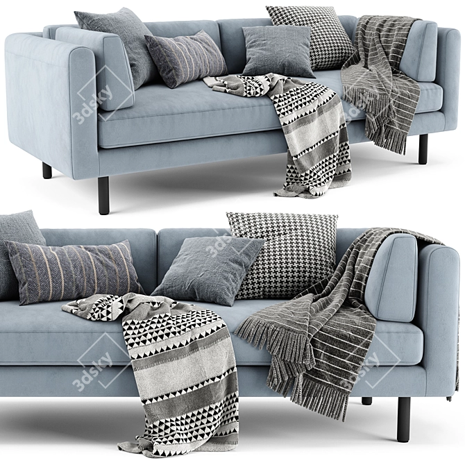 Lappi Sofa: Modern Comfort for Your Home 3D model image 1