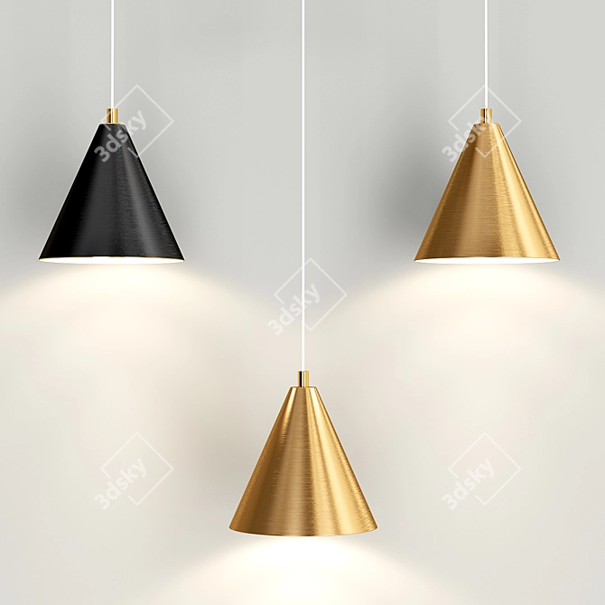 Modern Rigel Pendant Light 3D model image 2