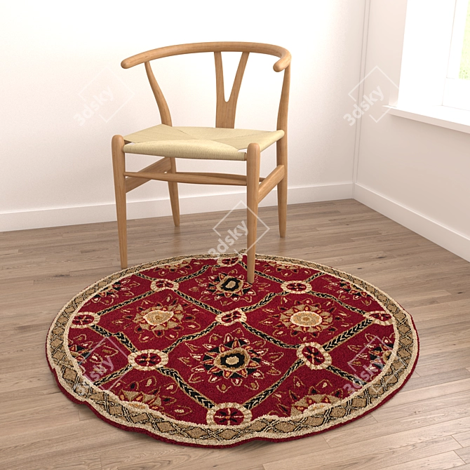 Versatile Rug Set: 8 Options 3D model image 2