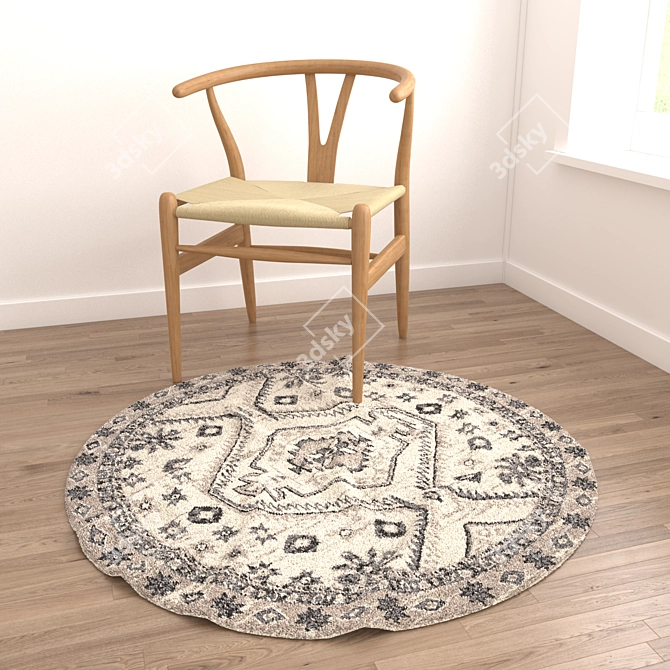 Versatile Rug Set: 8 Variations 3D model image 3