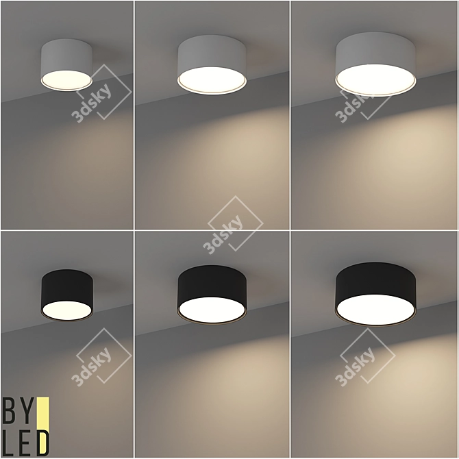 Byled UFO RN - Modern Embedded Lighting Options 3D model image 2