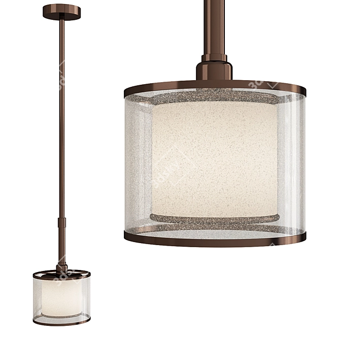 Lacey Mini Pendant: Elegant Lighting for Modern Interiors 3D model image 1