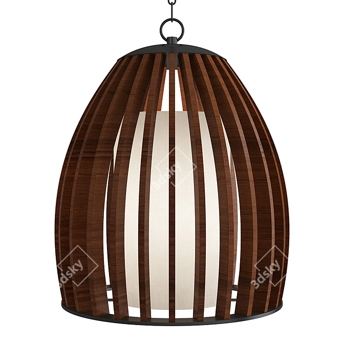 Carling Pendant Light: Stylish Illumination for Modern Spaces 3D model image 1