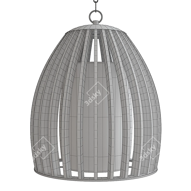 Carling Pendant Light: Stylish Illumination for Modern Spaces 3D model image 2