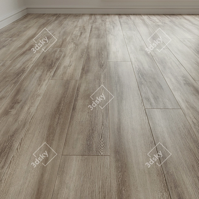 Premium Pine Argos Laminate - 3D Flooring 3D model image 1