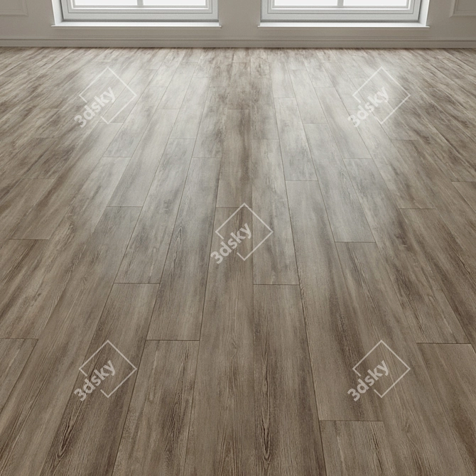 Premium Pine Argos Laminate - 3D Flooring 3D model image 3