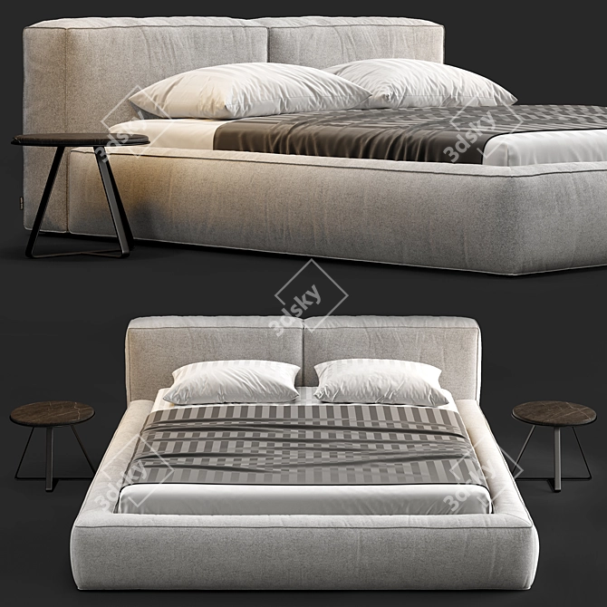 Luxury Boca Navi Bed 3D model image 2