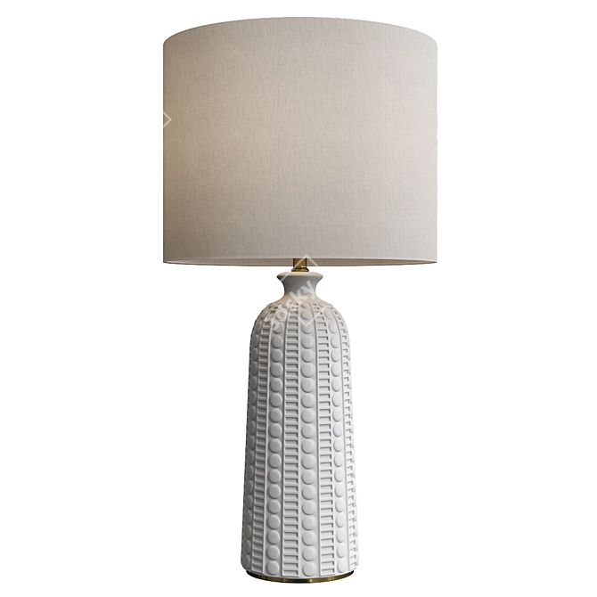  Sleek Newell Table Lamp 3D model image 1