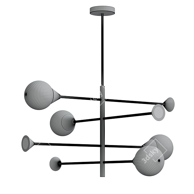 Giorgetti Kendama: A Stylish 2021 Pendant Light 3D model image 2