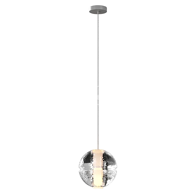 Crystal Clear Pendant Lamp 3D model image 2