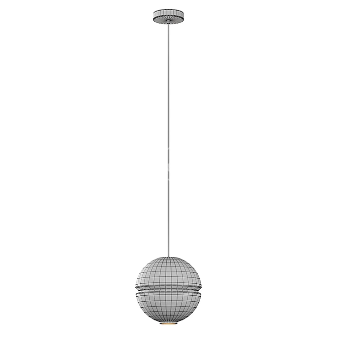 Crystal Clear Pendant Lamp 3D model image 3