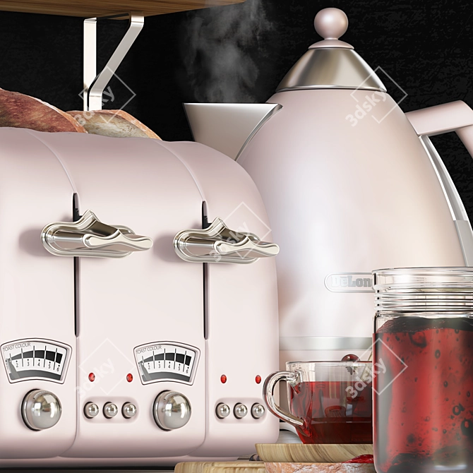 Delonghi Kitchen Set: Modern & Functional Appliances 3D model image 4