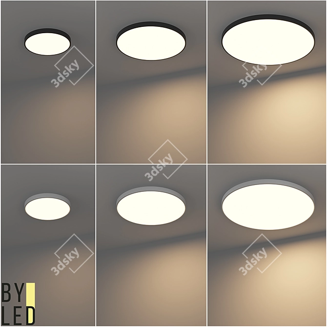 Byled Luna RN Ceiling Light 3D model image 2