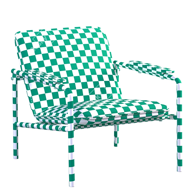 Boulevard Cafe Lounge Chair: Stylish and Comfortable 3D model image 3