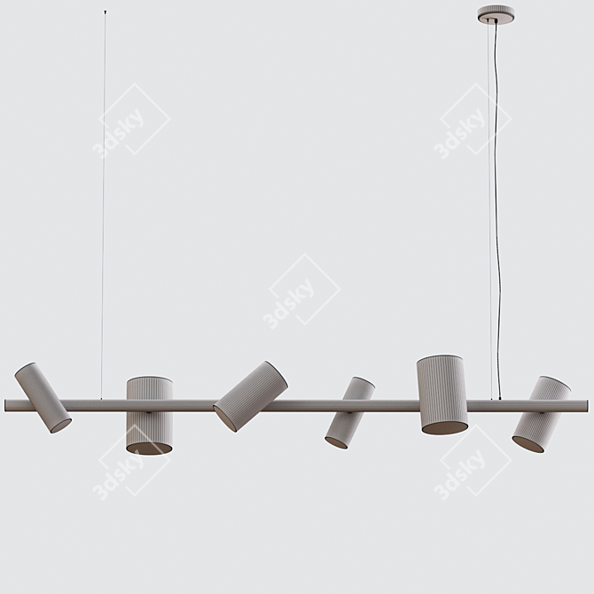 Modern Can Can | Pendant Light 3D model image 2