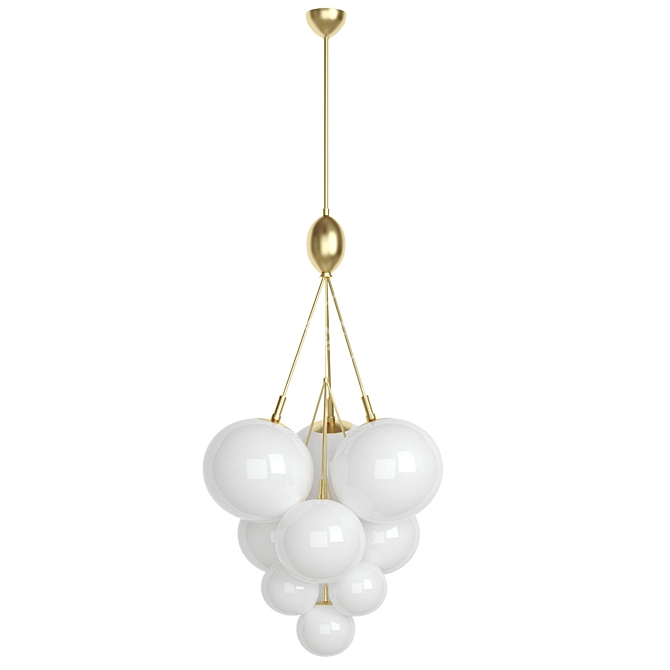 Elegant Vino Chandelier: Exquisite Design & Stunning Illumination 3D model image 2