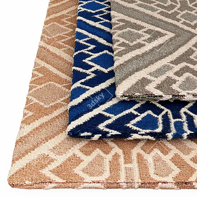 Alameda Modern Rug - 2015 Design 3D model image 2