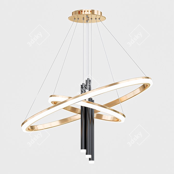 Nordic Elegance Pendant Light 3D model image 1