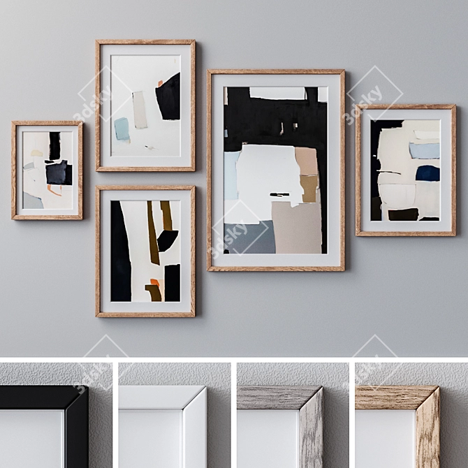 The Versatile Wall Art Set 3D model image 1