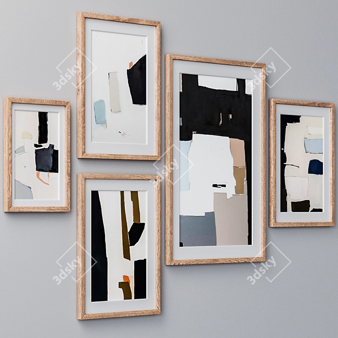 The Versatile Wall Art Set 3D model image 2