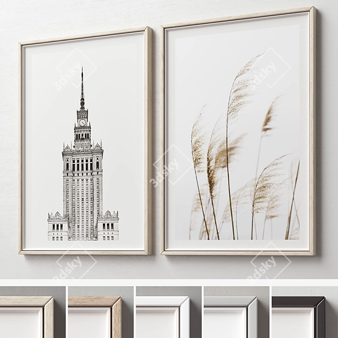 Multi-Framed Picture Set -301 3D model image 2