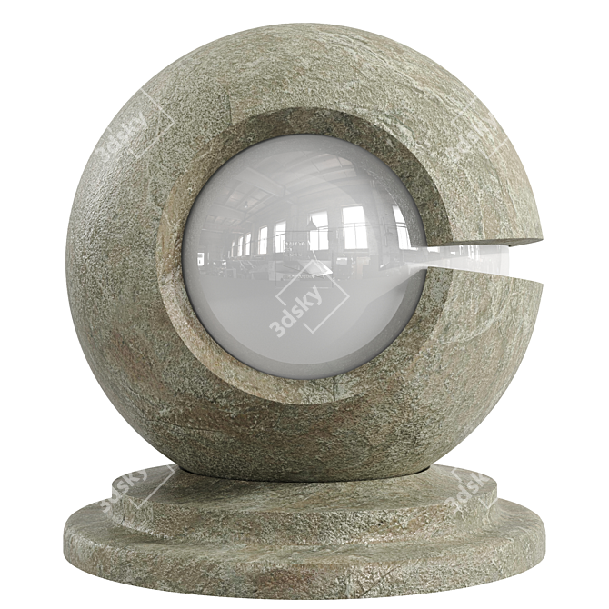 Rockstone Beige: High Definition PBR Material 3D model image 3