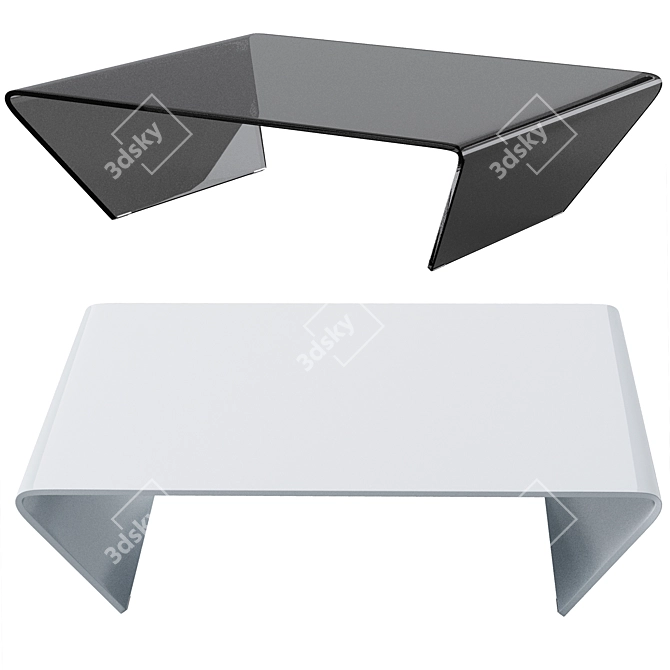 Sleek Rubino Coffee Table by Sovet 3D model image 1