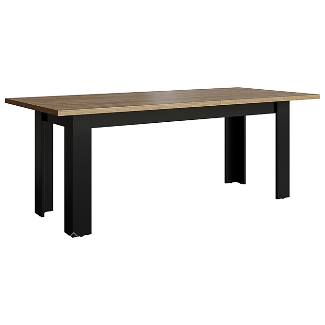 Sleek 77cm High Gleason Table 3D model image 1