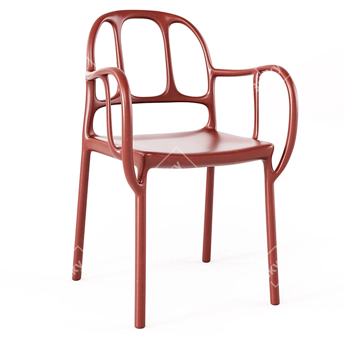 Modern Mila Chair: Sophistication by Design 3D model image 2