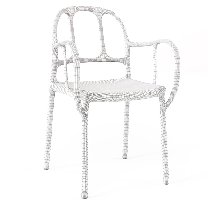 Modern Mila Chair: Sophistication by Design 3D model image 3