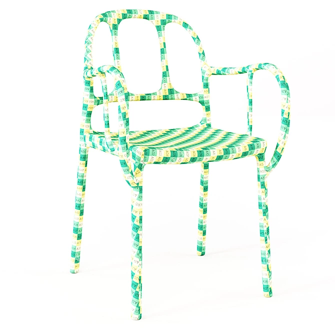 Modern Mila Chair: Sophistication by Design 3D model image 4