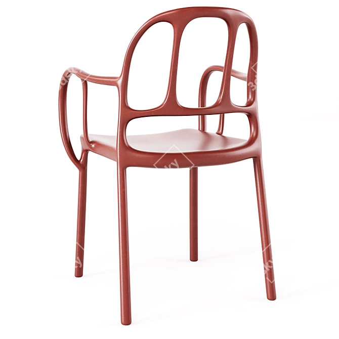 Modern Mila Chair: Sophistication by Design 3D model image 5