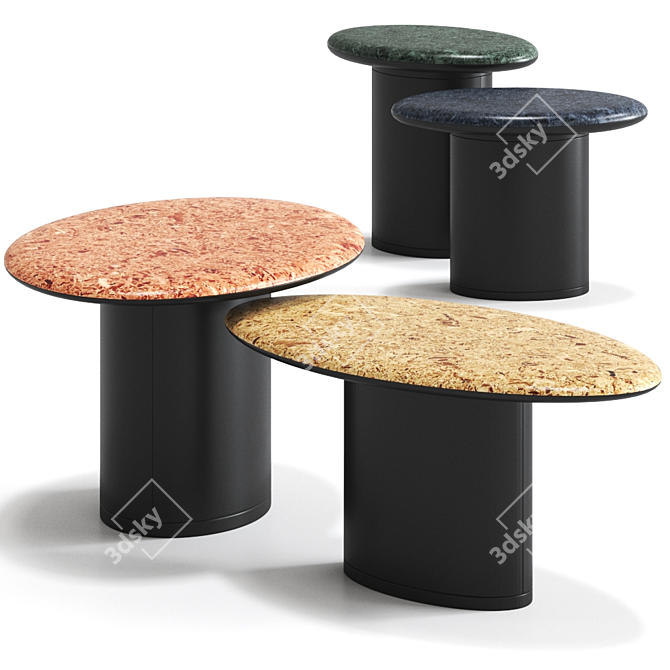 Modern Antilles Coffee Table: Versatile & Stylish 3D model image 1