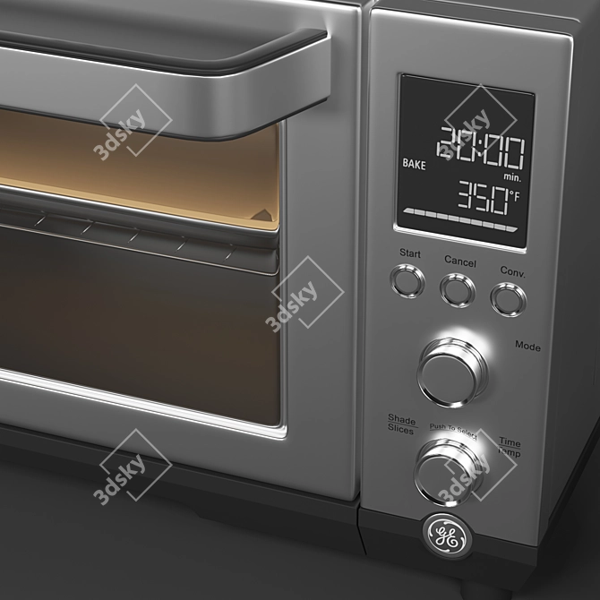 GE Premium Kitchen Set: High-Quality Appliances 3D model image 5