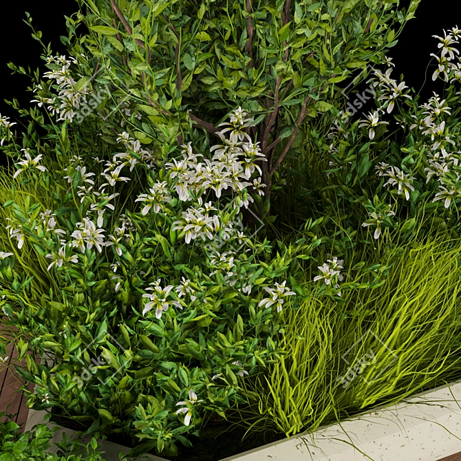 Urban Outdoor Bench - Collection Plant Vol 251 3D model image 4