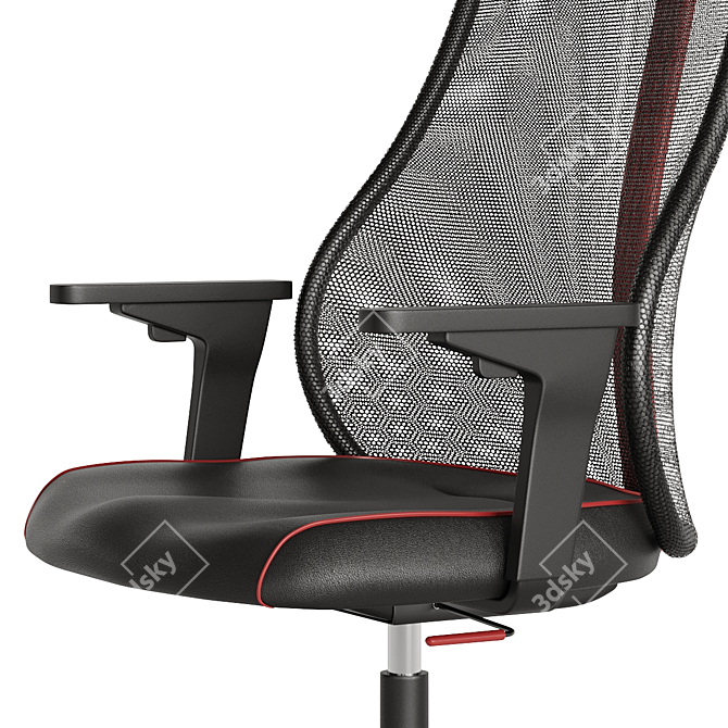 MATCHSPEL Gaming Computer Chair: Ultimate Comfort for Gamers! 3D model image 2