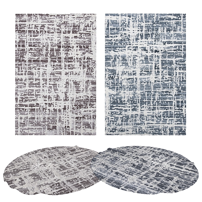 Versatile Rug collection: 8 unique designs 3D model image 1