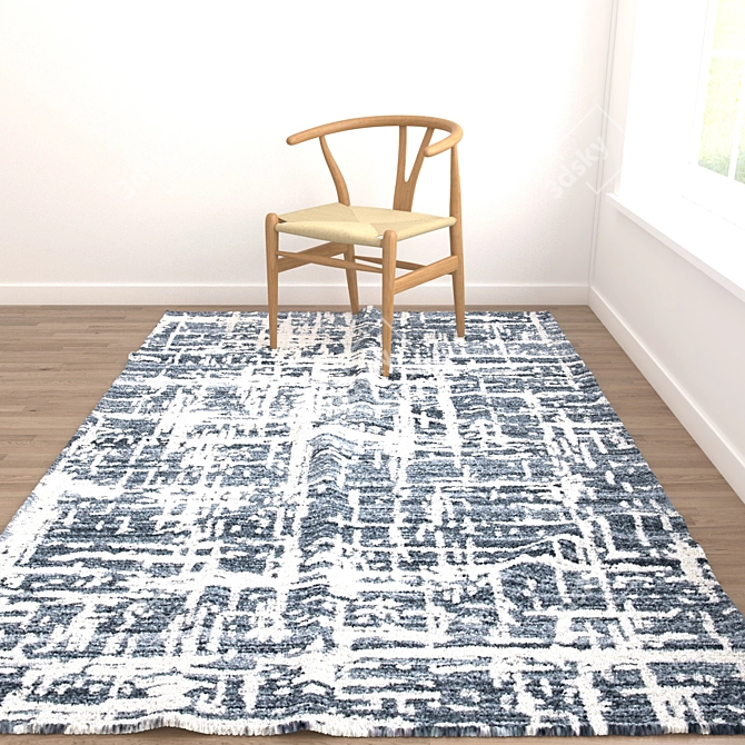 Versatile Rug collection: 8 unique designs 3D model image 5