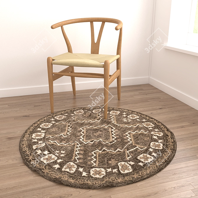 Versatile Rug Set: 8 Stunning Designs 3D model image 3