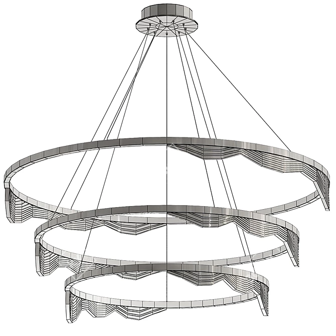 Hanna B P542 Modern Design Lamp 3D model image 2