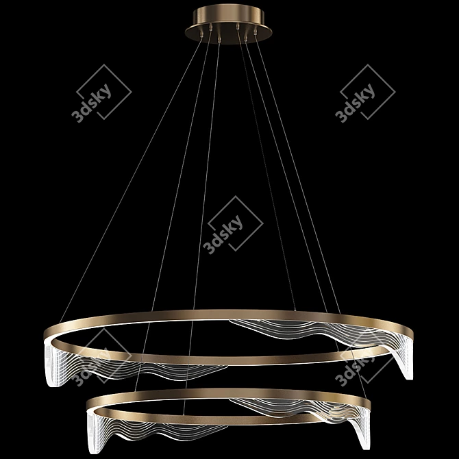 Hanna B P166: Exquisite Design Lamp 3D model image 1