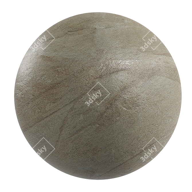 Premium Rockstone Brown Texture Set 3D model image 1