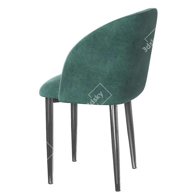 Millie Metal OM: Stylish and Comfortable Chair 3D model image 3