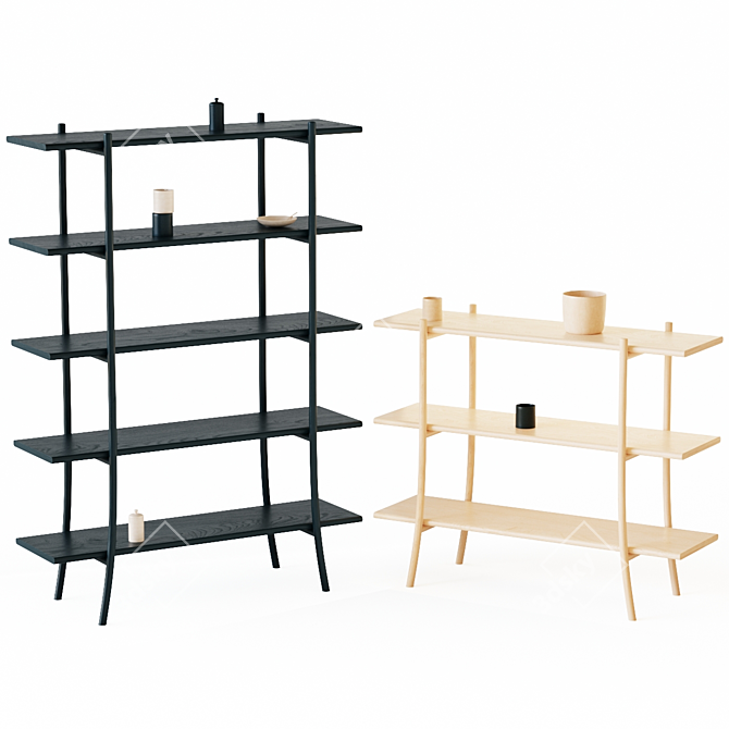 Ariake Skyladder Shelves 3D model image 1