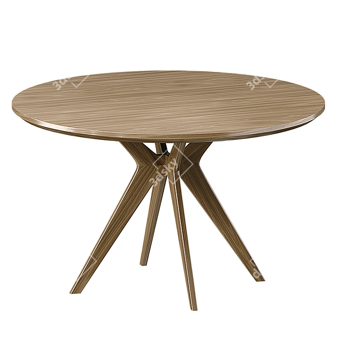 Clark Table: Modern Design, Functional Storage 3D model image 1