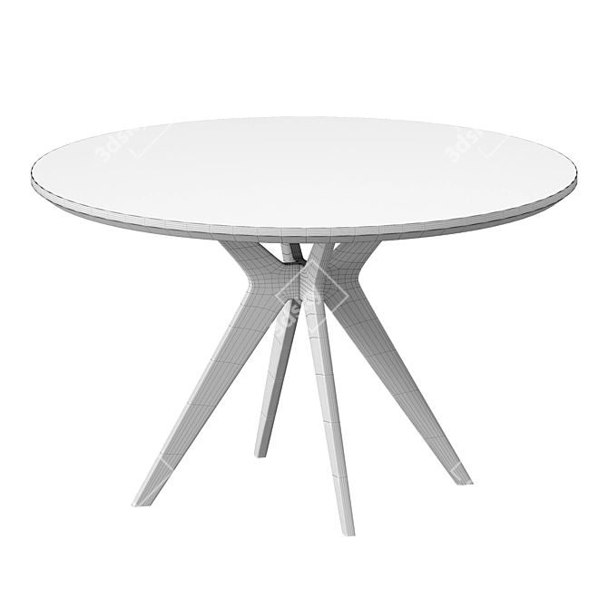 Clark Table: Modern Design, Functional Storage 3D model image 2