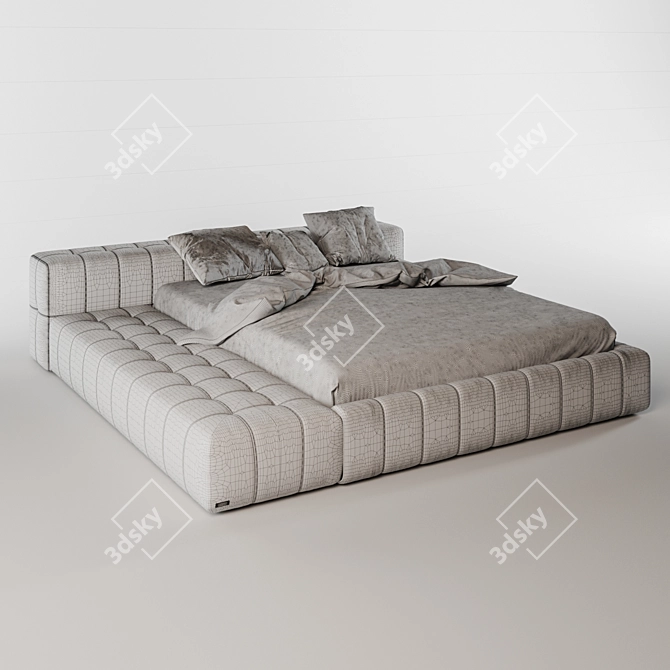 Frankof Brest XL Bed 3D model image 5
